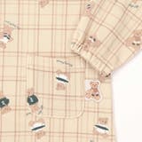 【お揃い】アニマルクマさん総柄クマ耳フード付きワンピース(80~130cm) | SLAP SLIP | 詳細画像17 