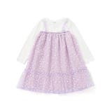 【お揃い】お花チュールスカートドッキングワンピース(80~130cm) | SLAP SLIP | 詳細画像6 