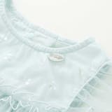 【お揃い】チェリーオーロラ箔プリントチュールワンピース(80~130cm) | SLAP SLIP | 詳細画像10 