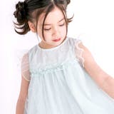 【お揃い】チェリーオーロラ箔プリントチュールワンピース(80~130cm) | SLAP SLIP | 詳細画像4 