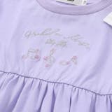 ストライプチェック袖リボンオフショルワンピース(90~130cm) | SLAP SLIP | 詳細画像12