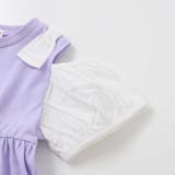 ストライプチェック袖リボンオフショルワンピース(90~130cm) | SLAP SLIP | 詳細画像13