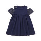 ストライプチェック袖リボンオフショルワンピース(90~130cm) | SLAP SLIP | 詳細画像6