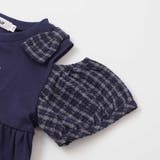 ストライプチェック袖リボンオフショルワンピース(90~130cm) | SLAP SLIP | 詳細画像8