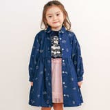 刺しゅう総柄襟付きデニムワンピース(80~130cm) | SLAP SLIP | 詳細画像1 
