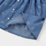 刺しゅう総柄襟付きデニムワンピース(80~130cm) | SLAP SLIP | 詳細画像12 