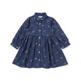 刺しゅう総柄襟付きデニムワンピース(80~130cm) | SLAP SLIP | 詳細画像4 