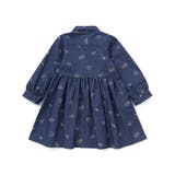 刺しゅう総柄襟付きデニムワンピース(80~130cm) | SLAP SLIP | 詳細画像5 