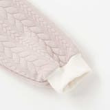 ウサギネコアニマルふわふわパッチ刺しゅう袖切り替えフーディーワンピース(80~1… | SLAP SLIP | 詳細画像9 