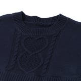 ニット×チュールハートたっぷり切替ワンピース(80~130cm) | SLAP SLIP | 詳細画像10 