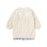 【お揃い】天使の羽もこもこケーブルボアワンピース(80~130cm) | SLAP SLIP | 詳細画像7