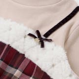 【お揃い】キラキラ刺しゅうボアドッキングワンピース(80~130cm) | SLAP SLIP | 詳細画像12 