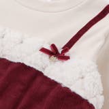 【お揃い】キラキラ刺しゅうボアドッキングワンピース(80~130cm) | SLAP SLIP | 詳細画像7 