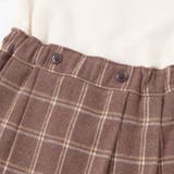 ティアラ刺しゅう付きチェックプリーツドッキングワンピース(90~130cm) | SLAP SLIP | 詳細画像15 