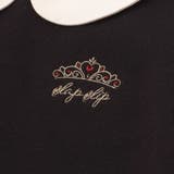 ティアラ刺しゅう付きチェックプリーツドッキングワンピース(90~130cm) | SLAP SLIP | 詳細画像6 