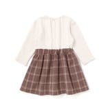 ティアラ刺しゅう付きチェックプリーツドッキングワンピース(90~130cm) | SLAP SLIP | 詳細画像8 