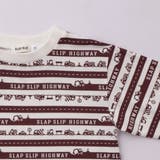 はたらくくるまモチーフ刺しゅう無地半袖Tシャツ+プリントボーダー柄長袖Tシャツ2… | SLAP SLIP | 詳細画像15 