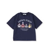 はたらくくるまモチーフ刺しゅう無地半袖Tシャツ+プリントボーダー柄長袖Tシャツ2… | SLAP SLIP | 詳細画像20 