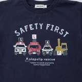 はたらくくるまモチーフ刺しゅう無地半袖Tシャツ+プリントボーダー柄長袖Tシャツ2… | SLAP SLIP | 詳細画像22 