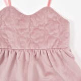 ラメ花キルトファーキャミソール+キラキラネックレス風プリント肩フリルトップス(8… | SLAP SLIP | 詳細画像15 