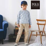 POLO総柄プリントTシャツ+クマさん刺しゅうベスト2点セット | SLAP SLIP | 詳細画像23 