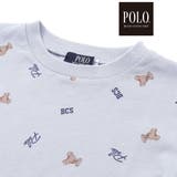 POLO総柄プリントTシャツ+クマさん刺しゅうベスト2点セット | SLAP SLIP | 詳細画像9 