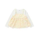 【お揃い】お花レースキャミ+天竺長袖Tシャツ2点セット(80~130cm) | SLAP SLIP | 詳細画像5 