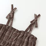 【お揃い】チェックティアードキャミソール+フロントプリント長袖カットソー2点セッ… | SLAP SLIP | 詳細画像13 