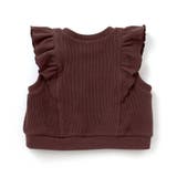 【お揃い】チェック花柄コーデュロイワンピース+ニットベスト2点セット(80~13… | SLAP SLIP | 詳細画像24 