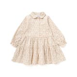 【お揃い】チェック花柄コーデュロイワンピース+ニットベスト2点セット(80~13… | SLAP SLIP | 詳細画像4 