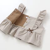 【お揃い】ヘリンボーンチェックフリルビスチェ+パンツセットアップ(80~130c… | SLAP SLIP | 詳細画像10 