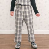 【お揃い】ヘリンボーンチェックフリルビスチェ+パンツセットアップ(80~130c… | SLAP SLIP | 詳細画像22 