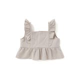 【お揃い】ヘリンボーンチェックフリルビスチェ+パンツセットアップ(80~130c… | SLAP SLIP | 詳細画像4 