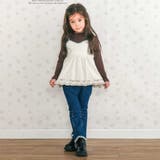 裾スカラップキャミソール+チャーム付きTシャツ2点セット(90~130cm) | SLAP SLIP | 詳細画像3 