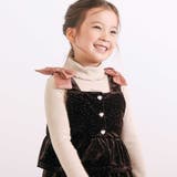 きらめくラメドットベロアビスチェセットアップ(90~130cm) | SLAP SLIP | 詳細画像22 