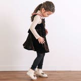 きらめくラメドットベロアビスチェセットアップ(90~130cm) | SLAP SLIP | 詳細画像3 