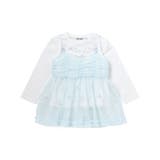 キラキラプリントTシャツ+スパンコールお星さまキャミチュニック2点セット(90~… | SLAP SLIP | 詳細画像3 