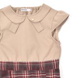 【お揃い】リボン風襟付き肩あきチェックタック入りジャンパースカート(80~140… | SLAP SLIP | 詳細画像12 