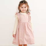 肩フリル花柄レースジャンパースカート(80~130cm) | SLAP SLIP | 詳細画像1 