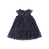 ハート音符刺しゅうオーガンジービッグカラーワンピース(80~130cm) | SLAP SLIP | 詳細画像12 