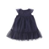 ハート音符刺しゅうオーガンジービッグカラーワンピース(80~130cm) | SLAP SLIP | 詳細画像13 