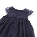 ハート音符刺しゅうオーガンジービッグカラーワンピース(80~130cm) | SLAP SLIP | 詳細画像14 