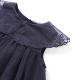 ハート音符刺しゅうオーガンジービッグカラーワンピース(80~130cm) | SLAP SLIP | 詳細画像15 