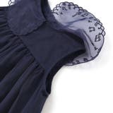 ハート音符刺しゅうオーガンジービッグカラーワンピース(80~130cm) | SLAP SLIP | 詳細画像16 