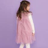 ハート音符刺しゅうオーガンジービッグカラーワンピース(80~130cm) | SLAP SLIP | 詳細画像7 