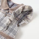 【お揃い】襟付きタックスカートチェックジャンパースカート(90~130cm) | SLAP SLIP | 詳細画像10 