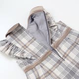 【お揃い】襟付きタックスカートチェックジャンパースカート(90~130cm) | SLAP SLIP | 詳細画像11 