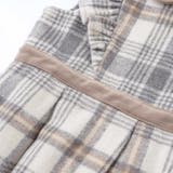 【お揃い】襟付きタックスカートチェックジャンパースカート(90~130cm) | SLAP SLIP | 詳細画像12 