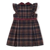 【お揃い】襟付きタックスカートチェックジャンパースカート(90~130cm) | SLAP SLIP | 詳細画像5 