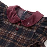 【お揃い】襟付きタックスカートチェックジャンパースカート(90~130cm) | SLAP SLIP | 詳細画像6 